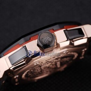 Alternative view of audemars piguet replica chrono offshore alinghi team strip rubber imitazione copia