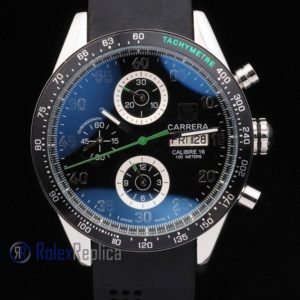Alternative view of Tag-heuer replica carrera calibre 16 chrono strip rubber-b  imitazione copia