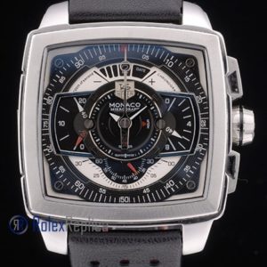 Alternative view of Tag-heuer replica gran carrera monaco strip rubber-b chrono black imitazione copia