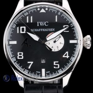 Alternative view of iwc replica 8 days power reserve strip leather orologio imitazione