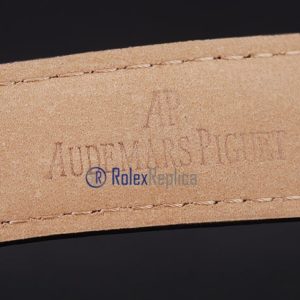 Alternative view of audemars piguet replica chrono ceramichon black strip leather imitazione copia