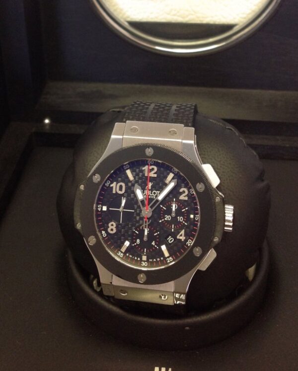 hublot replica big bang acciaio titanium ceramic strip rubber-b orologio copia
