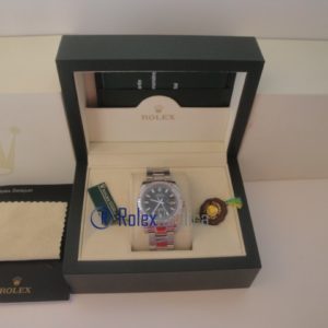 Alternative view of rolex replica datejust black barrette oyster orologio imitazione