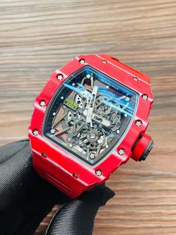 Richard Mille replica RM35-02 Rafa Nadal red strap