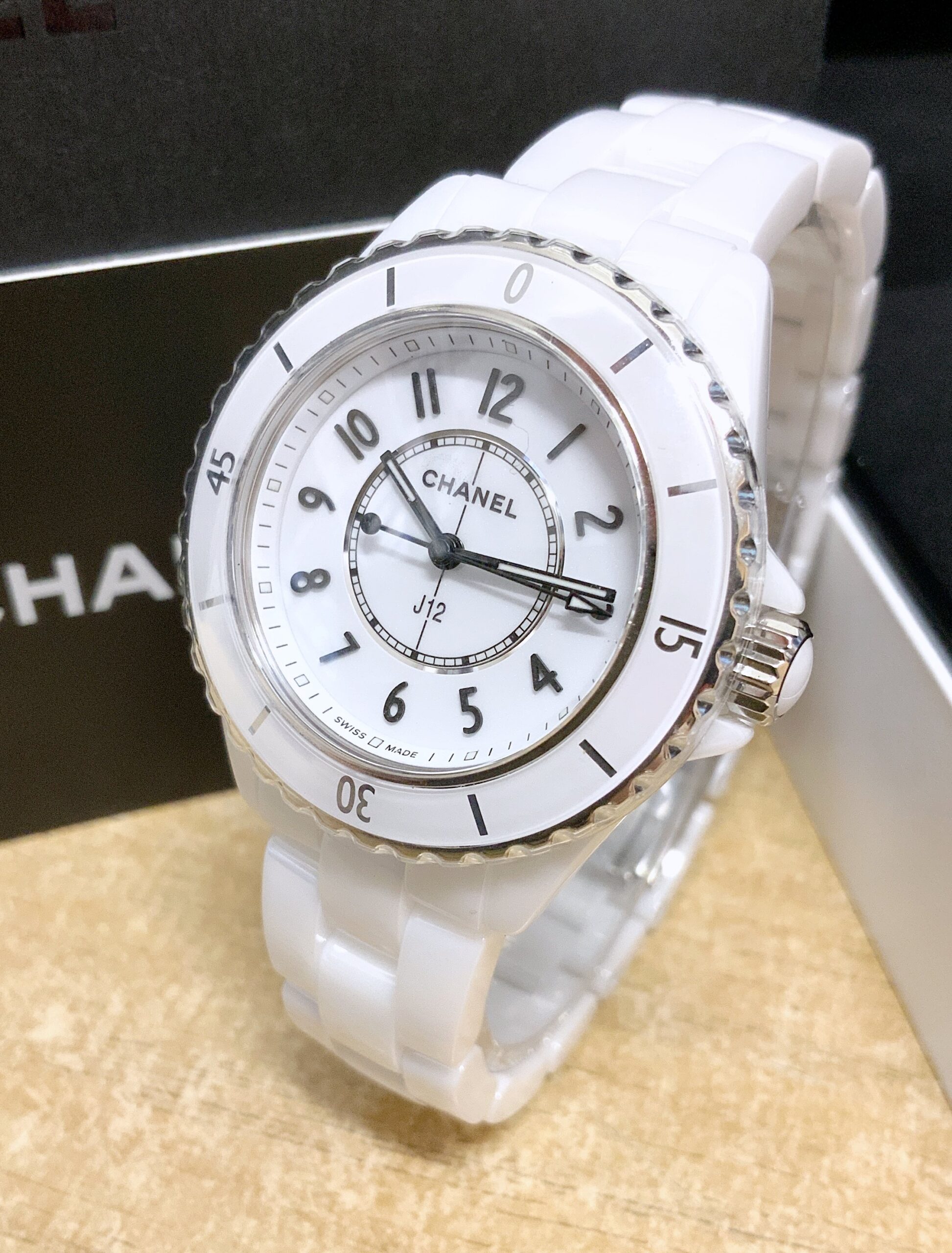 Chanel replica J12 H5698 medium size White Ceramic - immagine 2