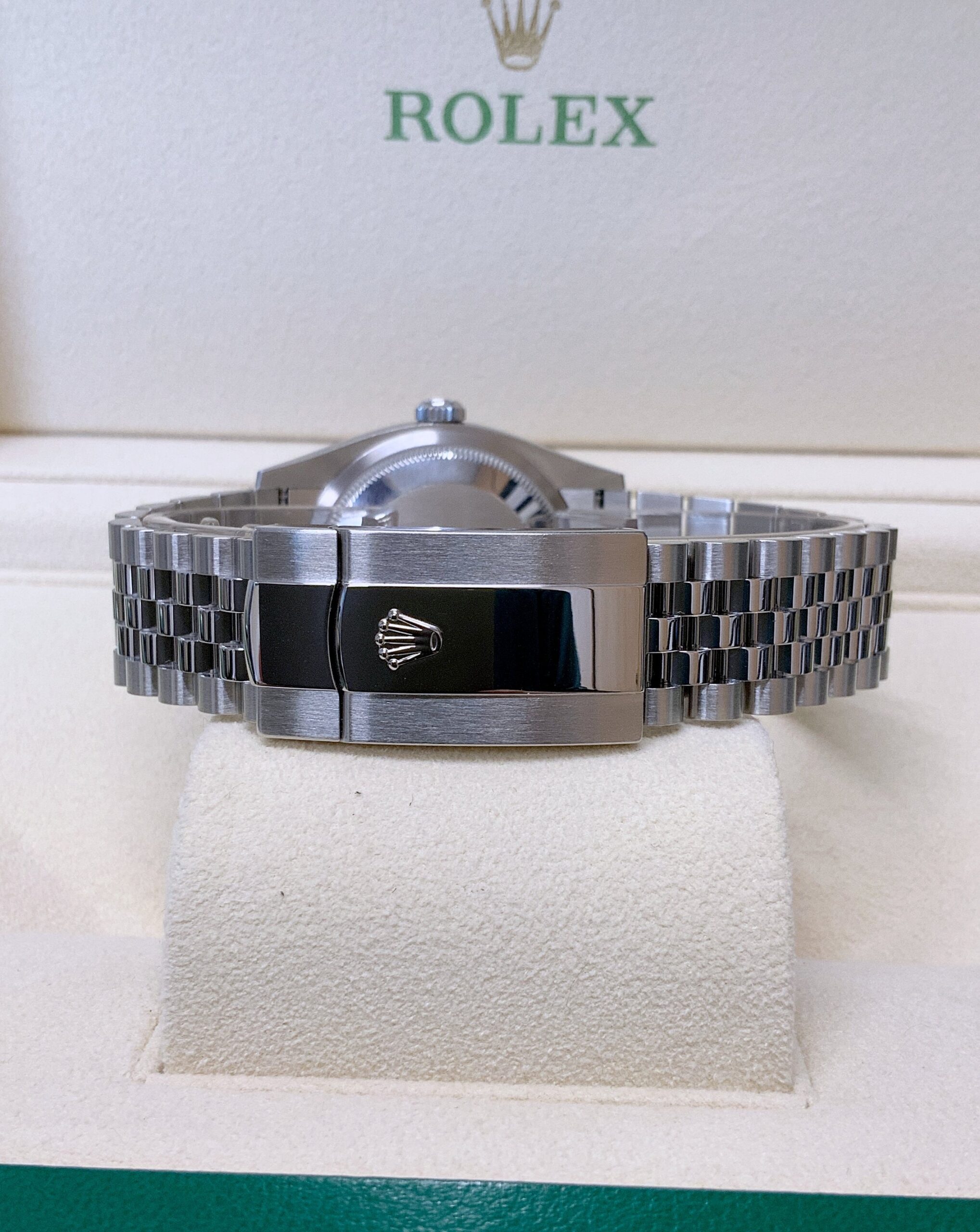 Rolex replica Datejust 36mm 126234 Pink Roman Diamond Dial - immagine 5